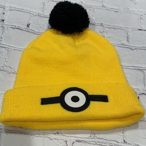 Minion Beanie with Pom Pom